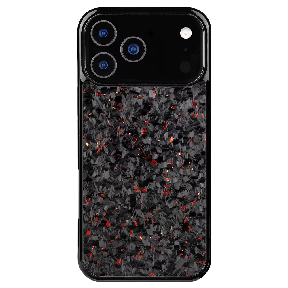 RED FORGED CARBON FIBER CASE